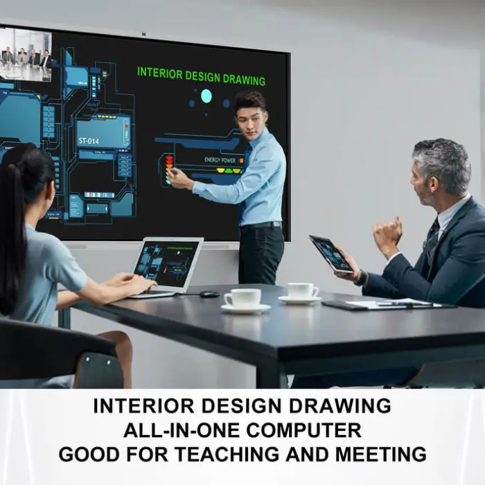 55-Inch Interactive LCD Display Flat Panel Touch Screen Whiteboard for School Digital Electronic Board — image 3