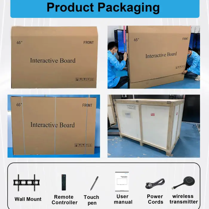 55-Inch Interactive LCD Display Flat Panel Touch Screen Whiteboard for School Digital Electronic Board — image 7