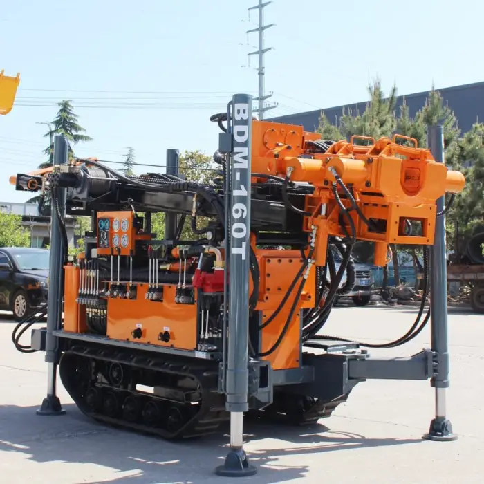 150m Deep Portable Hydraulic Water Well Rotary Drilling Rig /borehole Water Well Drilling Machine — image 3