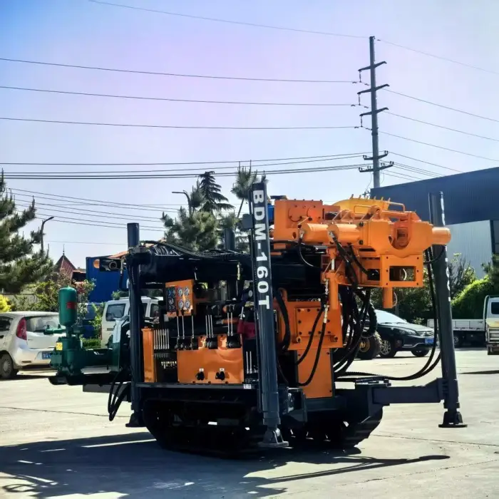 150m Deep Portable Hydraulic Water Well Rotary Drilling Rig /borehole Water Well Drilling Machine — image 4