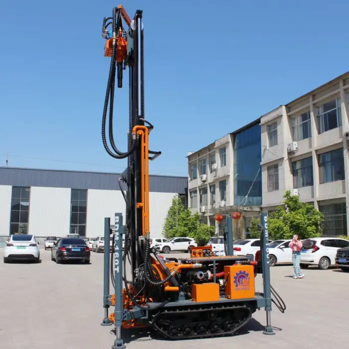150m Deep Portable Hydraulic Water Well Rotary Drilling Rig /borehole Water Well Drilling Machine — image 5