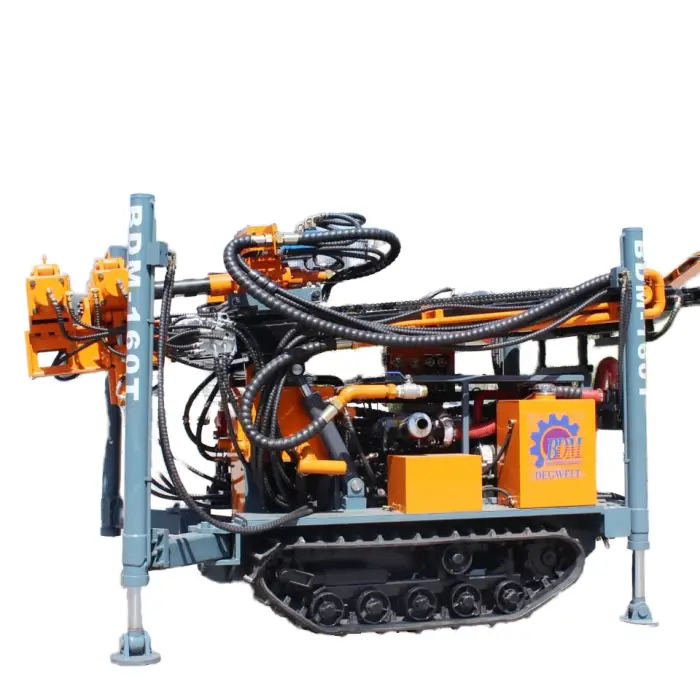 150m Deep Portable Hydraulic Water Well Rotary Drilling Rig /borehole Water Well Drilling Machine — image 6