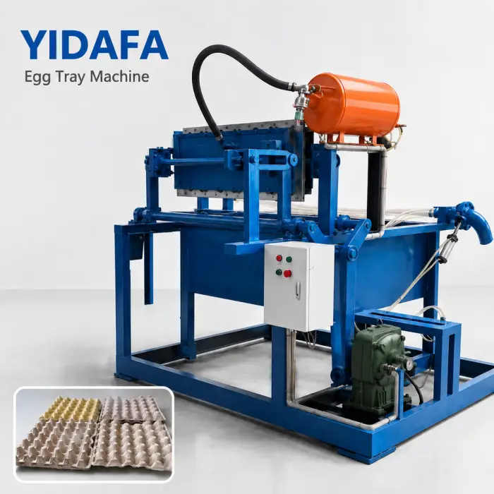1000 Pcs Per Hour Paper Egg Tray Making Machine with Pulping and Forming System — image 3