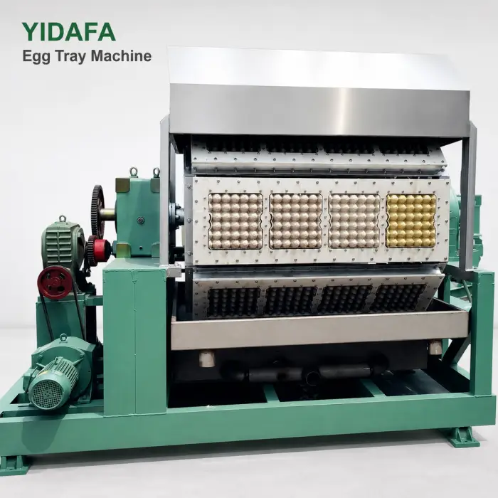 1000 Pcs Per Hour Paper Egg Tray Making Machine with Pulping and Forming System — image 6