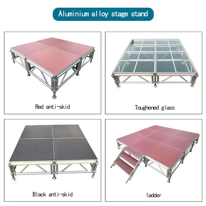 4 * 4 Feet, 4 * 8 Feet Truss Portable Stage and Aluminum Stage Platform for Sale — image 7