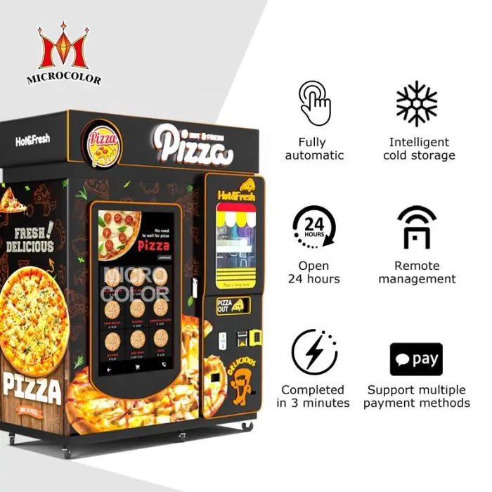 Chef-quality Pizza Vending Machine Italy Oven Pizza Machine Fully Automatic Pizza Vending Machine for Business — image 6