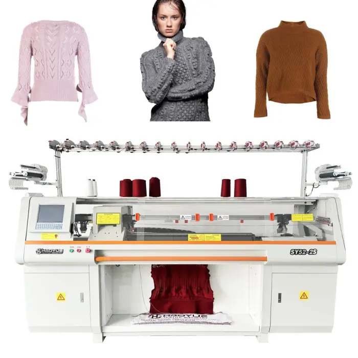 Computerized Flat Knitting Machine for Sweater Cixing Shima Stoll Used Knitting Machine 7G 10G 12G 14Gauge 52inch — image 4