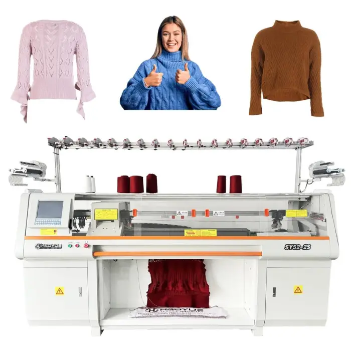 Computerized Flat Knitting Machine for Sweater Cixing Shima Stoll Used Knitting Machine 7G 10G 12G 14Gauge 52inch — image 6