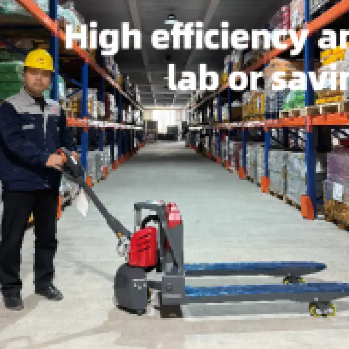 Electric Pallet Truck  2000KG Lithium Battery Powered Pallet Truck with Charger Pallet Jack Trespallet Elettric Paleteira — image 6
