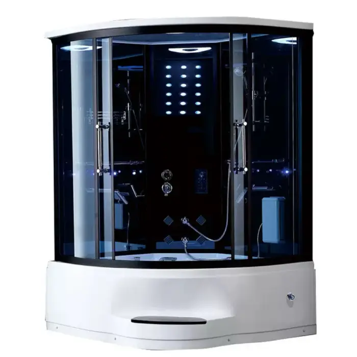 New Most Popular Electric Steam Shower Room Walk in Tub Showers Cabins High Quality Steam Bath Cabin — image 3