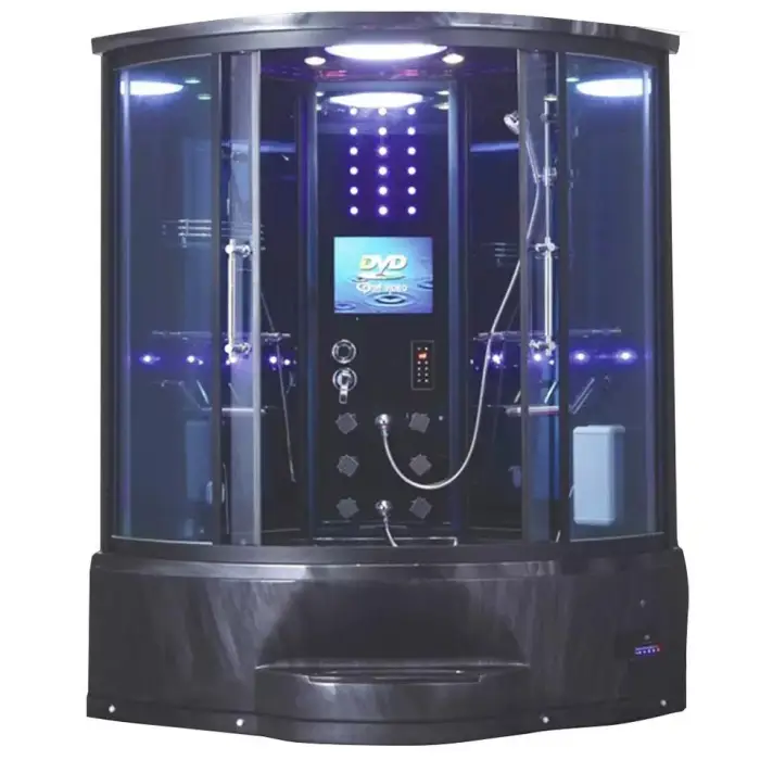 New Most Popular Electric Steam Shower Room Walk in Tub Showers Cabins High Quality Steam Bath Cabin — image 4