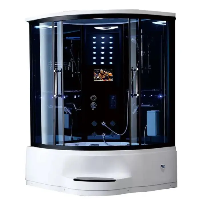 New Most Popular Electric Steam Shower Room Walk in Tub Showers Cabins High Quality Steam Bath Cabin — image 5