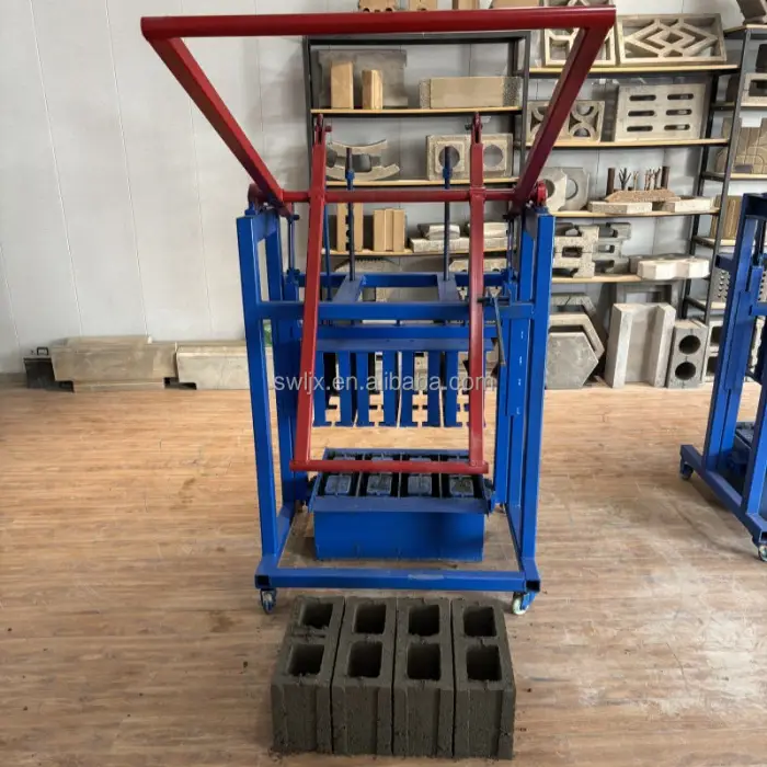 No Need for Electricity, Environmentally Friendly, Suitable for Low-cost Manual Interlocking Brick Making Machines — image 3