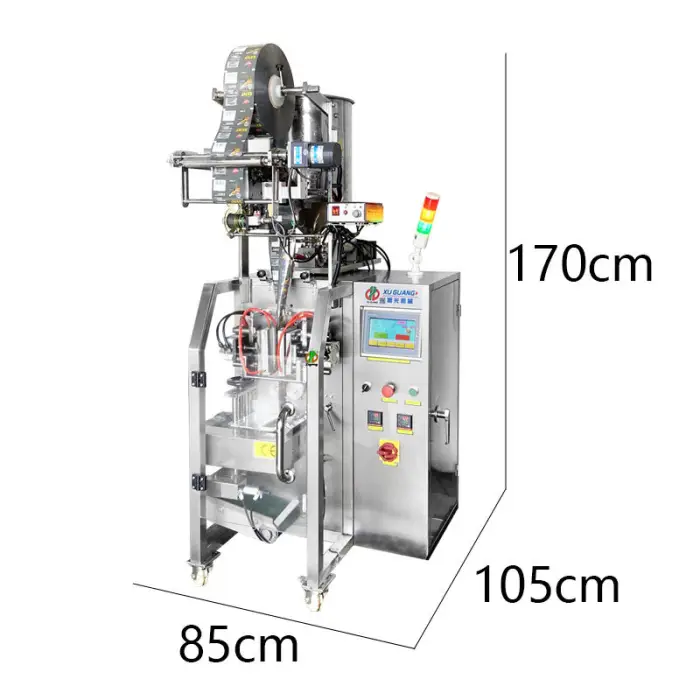 High Speed Automatic Chili Sauce Honey Tomato Ketchup Packing Machine Multi-function Sauce Liquid Sachet Packaging Machine — image 3