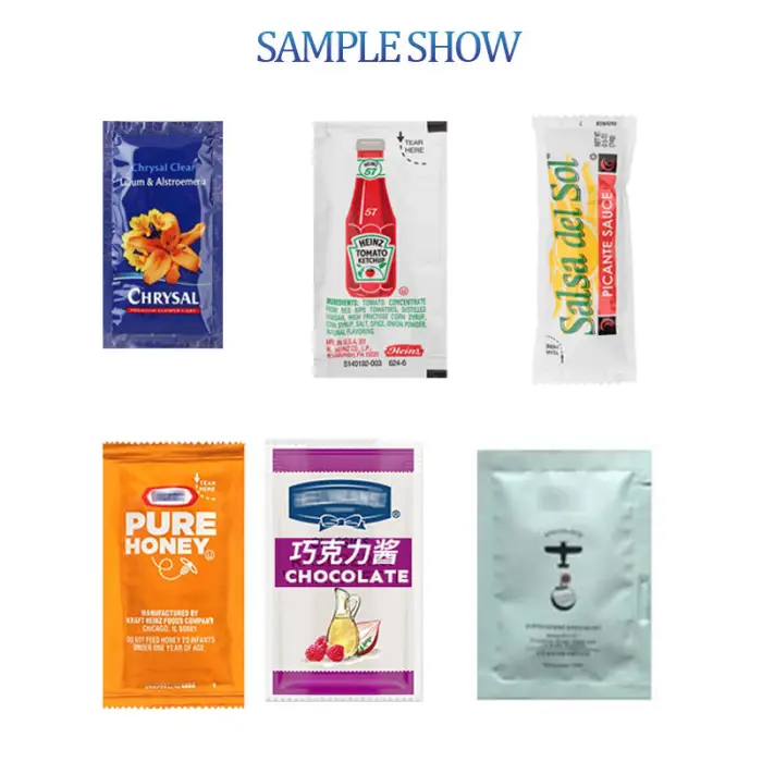 High Speed Automatic Chili Sauce Honey Tomato Ketchup Packing Machine Multi-function Sauce Liquid Sachet Packaging Machine — image 5