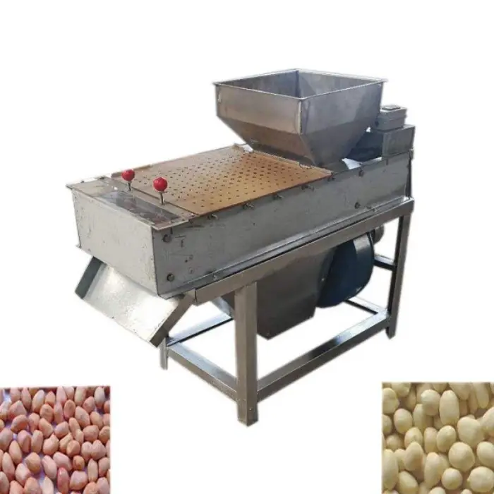 Commercial Use Electric Peanut Peeler Red Skin Peeling Machine Dry Peanut Skin Remover Peeler Machine — image 3