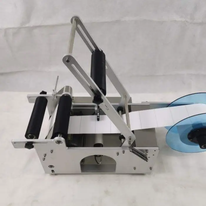 2026 Semi Automatic Labeling Machine Desktop Manual Sticker Small Round Glass Bottle Self Adhesive Labeling Machine — image 5