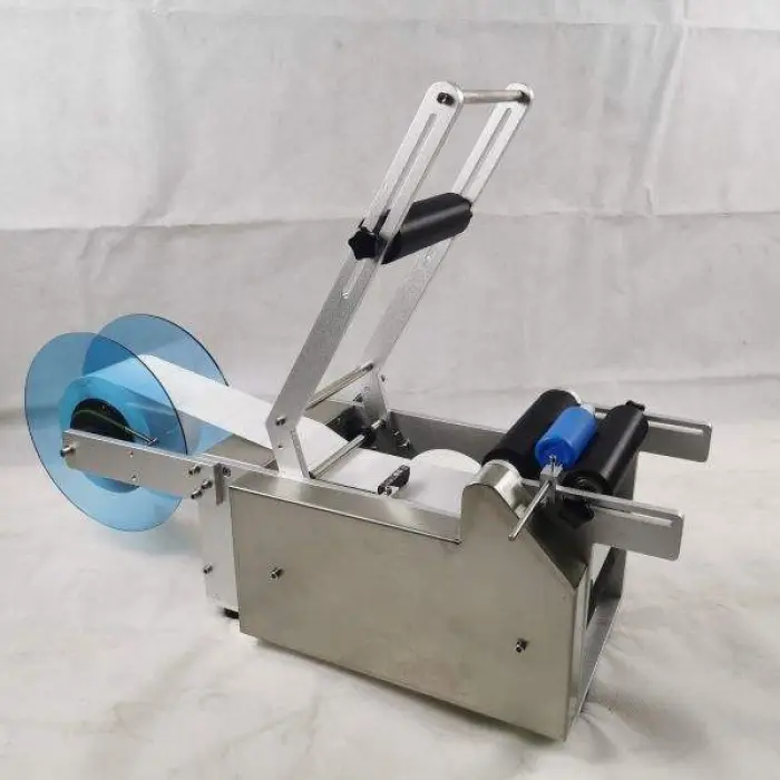 2026 Semi Automatic Labeling Machine Desktop Manual Sticker Small Round Glass Bottle Self Adhesive Labeling Machine — image 6