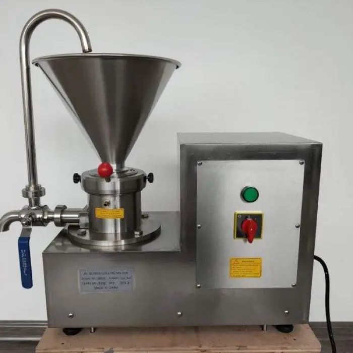 Molino Coloidal Sesame Processing Grinding Machine Tahini Grinder Small Shea Milk Peanut Butter Make Machine — image 3