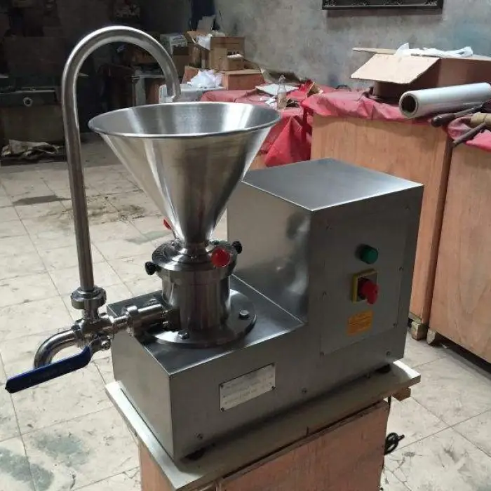 Molino Coloidal Sesame Processing Grinding Machine Tahini Grinder Small Shea Milk Peanut Butter Make Machine — image 5