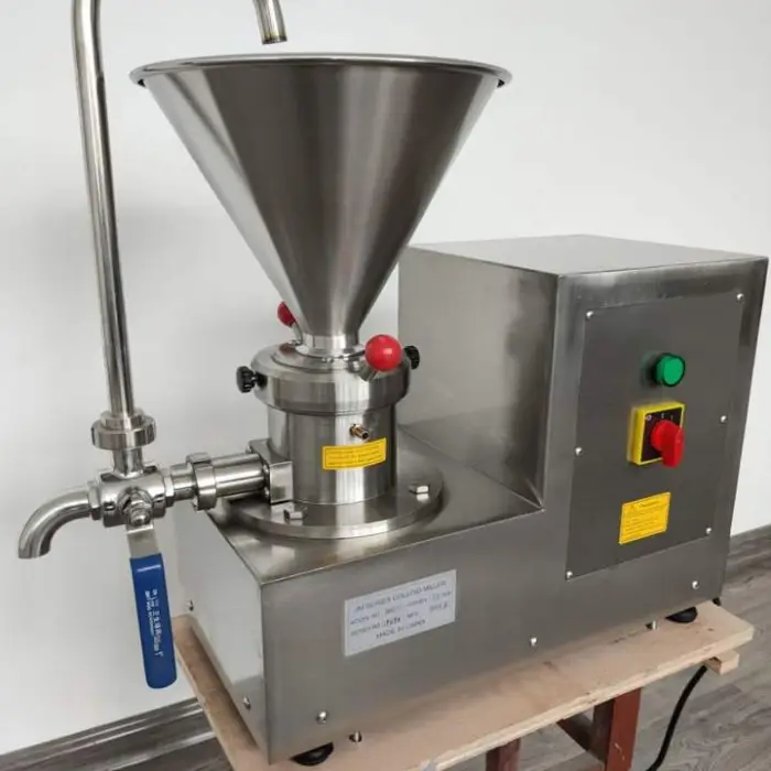 Molino Coloidal Sesame Processing Grinding Machine Tahini Grinder Small Shea Milk Peanut Butter Make Machine — image 7