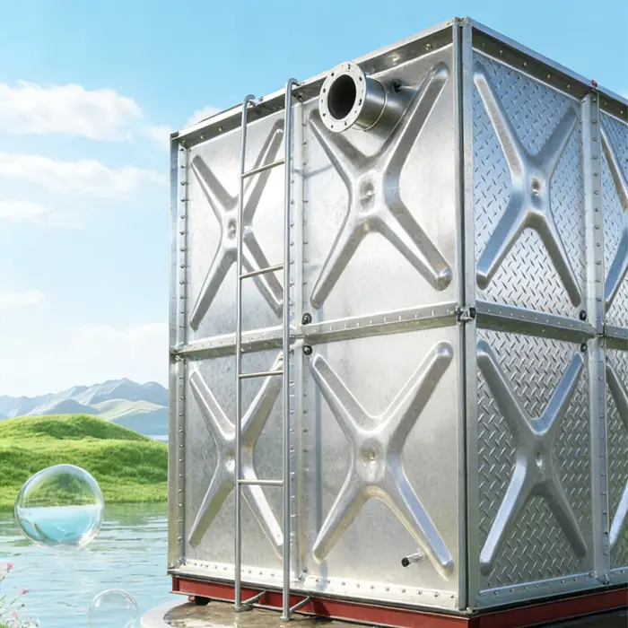 1000 Liter Capacity Galvanised Steel Water Storage Tank — image 4
