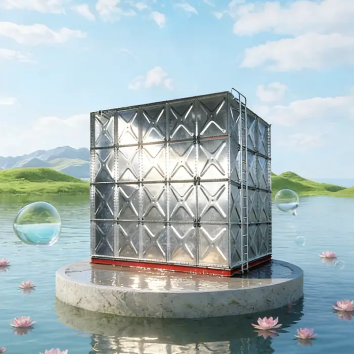 1000 Liter Capacity Galvanised Steel Water Storage Tank — image 7