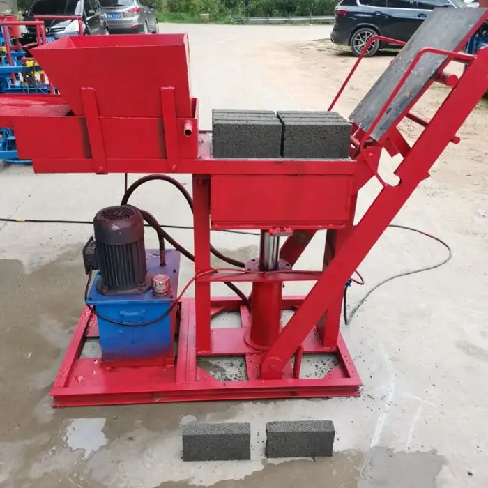 Hydraulic Ecological Brick Manual Brick Clay Brick Press Manual Interlocking Block Molding Machine — image 3