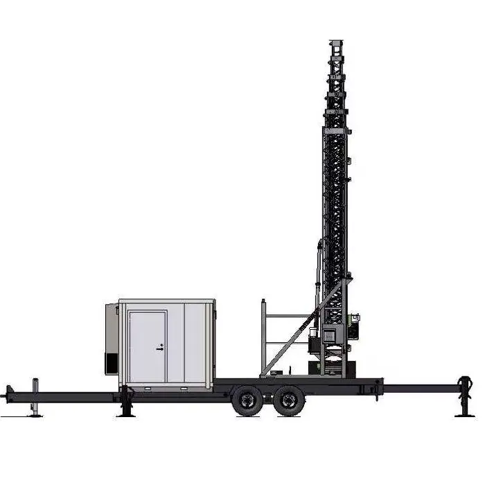 18m Rooftop or Ground Mount Guyed Lattice Mast Telescopic Tower for UHF, VHF, HF Cell and WiFi Extensions and Starlink — image 5
