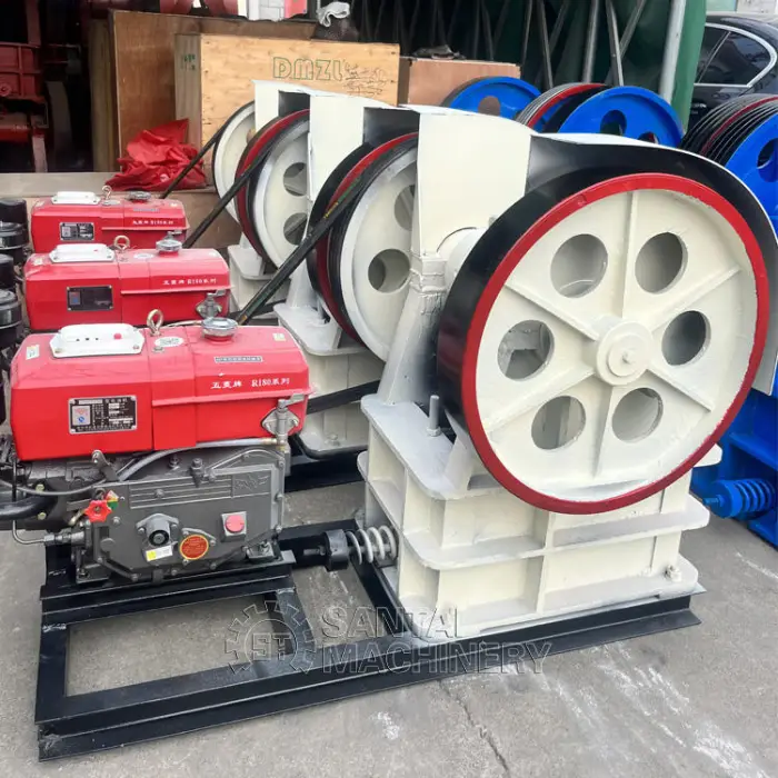 Pe150x250 Granite Crushing Line Electric Motor Diesel Engine Portable Mobile Jaw Crusher Machine — image 7