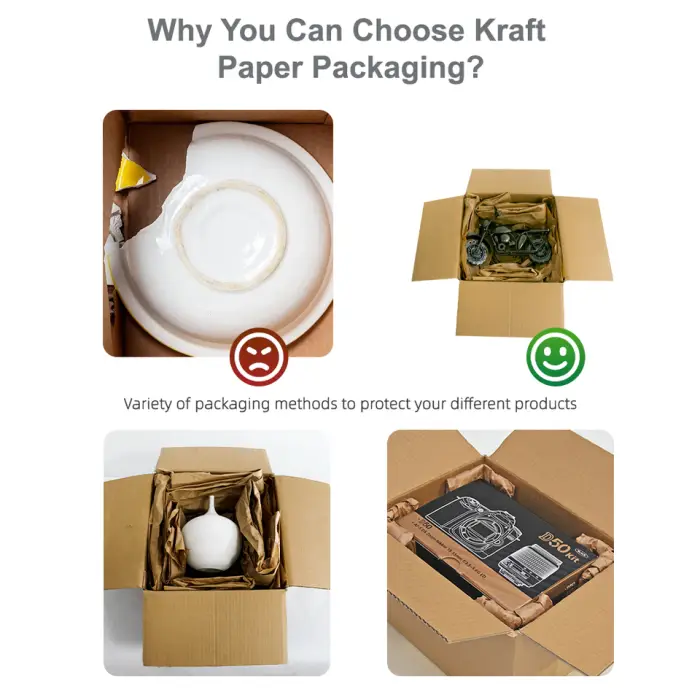 Industrial Automatic Void Fill Kraft Paper Filling System Lightweight Multi-Usage Cushion Support Fanfold/Roll Paper Motor Core — image 7
