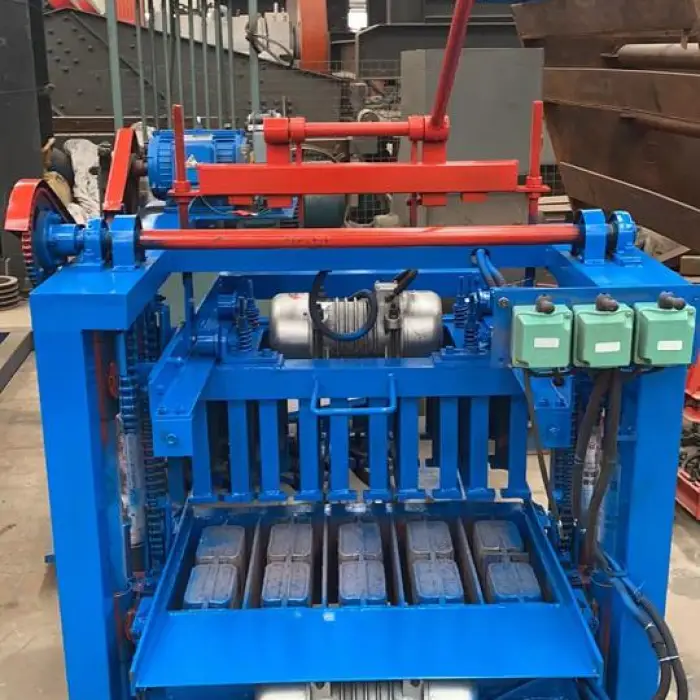 Low Price Ecological Brick Making Machine Manual Interlock Block Vibration Method Concrete Sand Raw Material Used Condition Mold — image 3