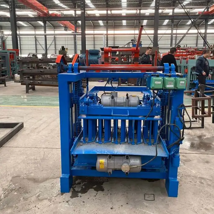 Low Price Ecological Brick Making Machine Manual Interlock Block Vibration Method Concrete Sand Raw Material Used Condition Mold — image 4
