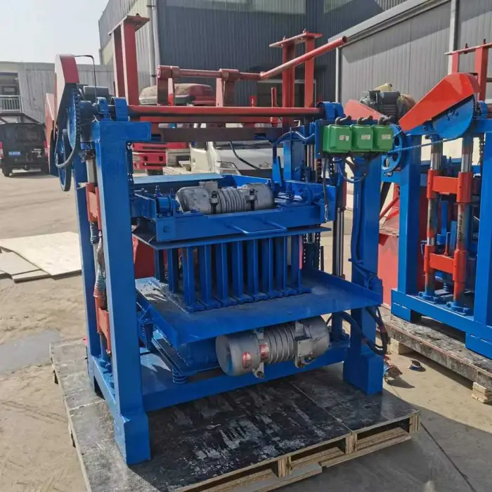 Low Price Ecological Brick Making Machine Manual Interlock Block Vibration Method Concrete Sand Raw Material Used Condition Mold — image 5