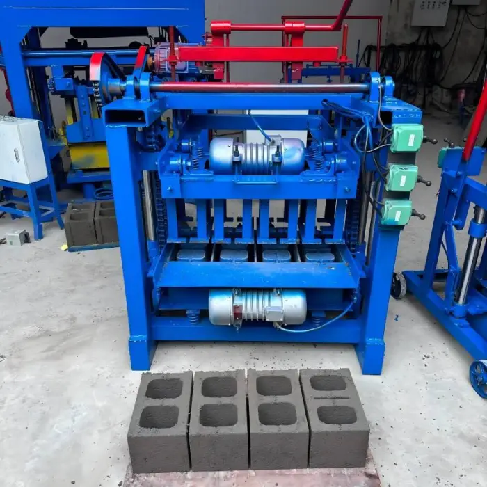 Low Price Ecological Brick Making Machine Manual Interlock Block Vibration Method Concrete Sand Raw Material Used Condition Mold — image 6