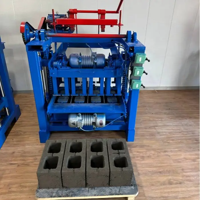 Low Price Ecological Brick Making Machine Manual Interlock Block Vibration Method Concrete Sand Raw Material Used Condition Mold — image 7
