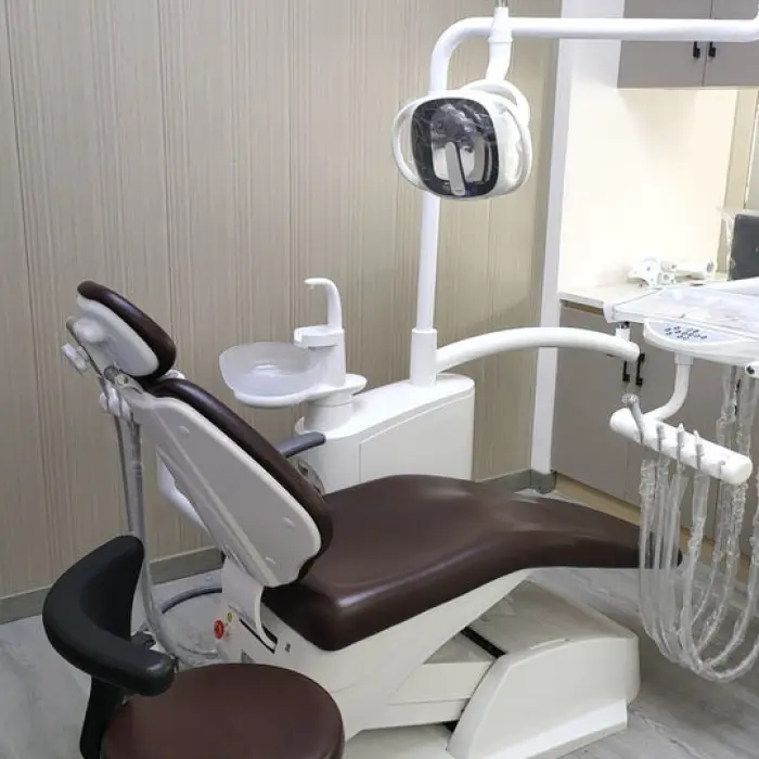 Portable Dental Chair Unit Mobile Folding Chair with Led Light Work — image 4