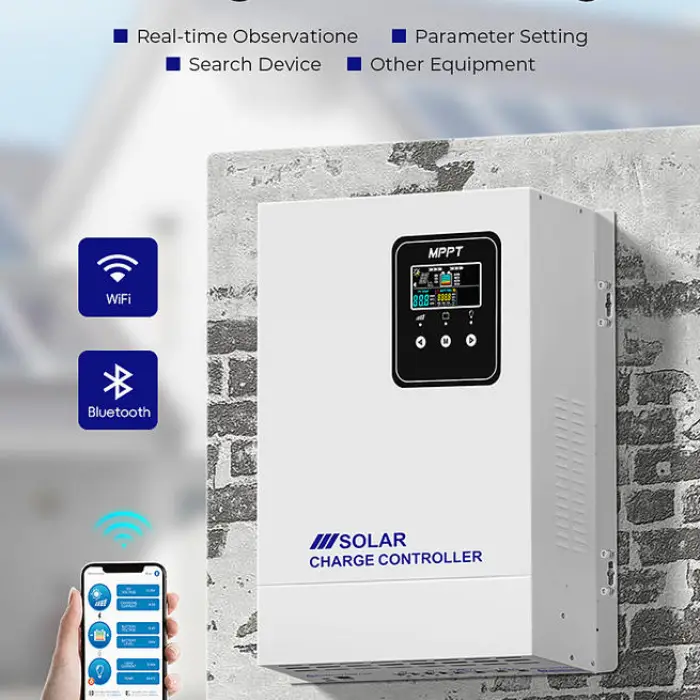 200A MPPT Solar Charge Controller 12V/24V/36V/48V PV MAX Input 200V APP Monitoring Solar Panel Controller with High Quality' — image 3