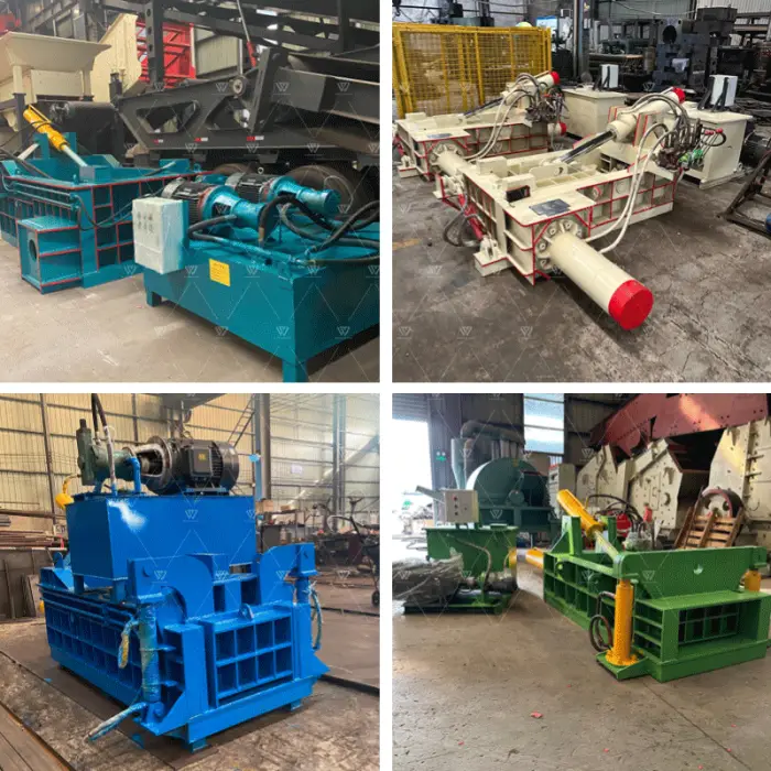 100T Scrap Metal Balers Hydraulic Scrap Steel Iron Compactor Aluminum Can Baler for Scrap Metal Recycling — image 4