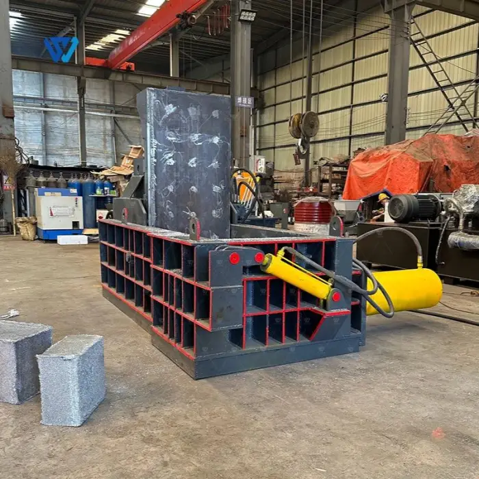 100T Scrap Metal Balers Hydraulic Scrap Steel Iron Compactor Aluminum Can Baler for Scrap Metal Recycling — image 5