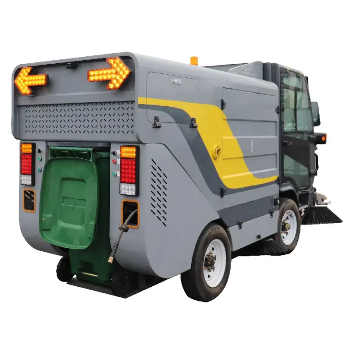 High Efficiency Mini Street Sweeper Outdoor Sweeper Sidewalk Sweeper Electric Road Cleaner — image 3