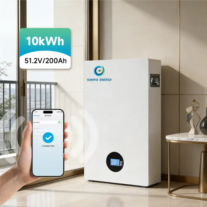 51.2v 200ah 100ah Powerwall Lifepo4 Battery 10kwh 5kwh Solar Energy Storage System Battery with Smart Bms — image 3