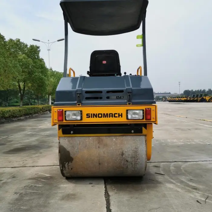3 Ton Double Drum Road Roller with Front Drum Hydraulic Vibration Mini Asphalt Compactor for Sale — image 6