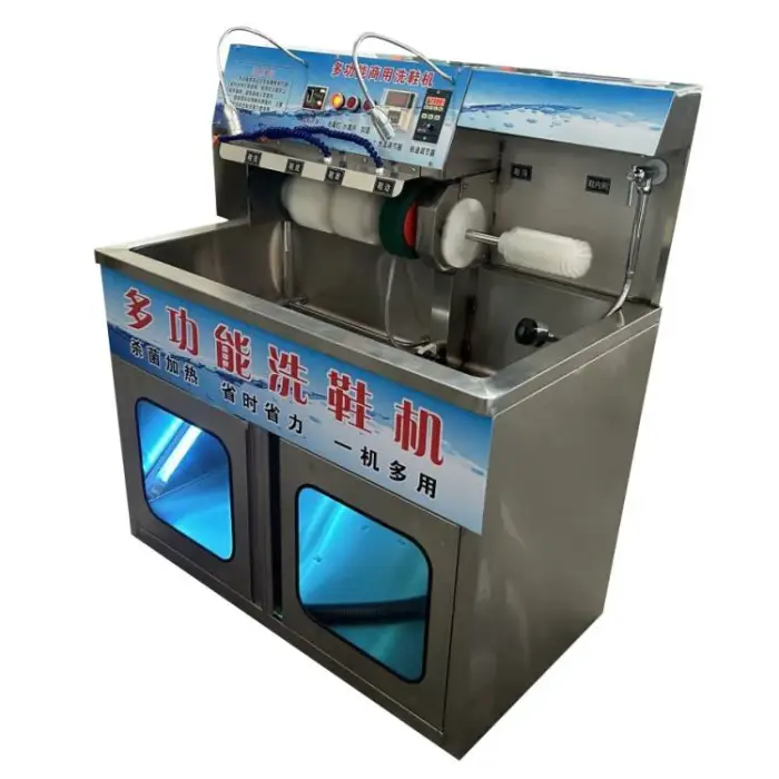 Commercial Stainless Steel Steam Cleaning Shoe Washer Washing Machine with Dryer for Shoes Sneakers — image 3
