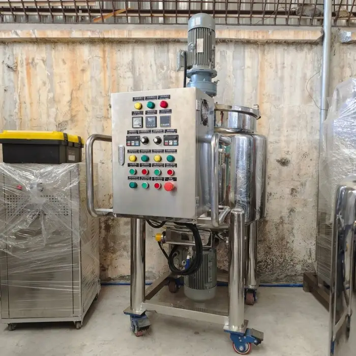 Factory Price Liquid Mixing and Heating Machinery 200l Mixing tank Liquid-soap-mixing-machine — image 3
