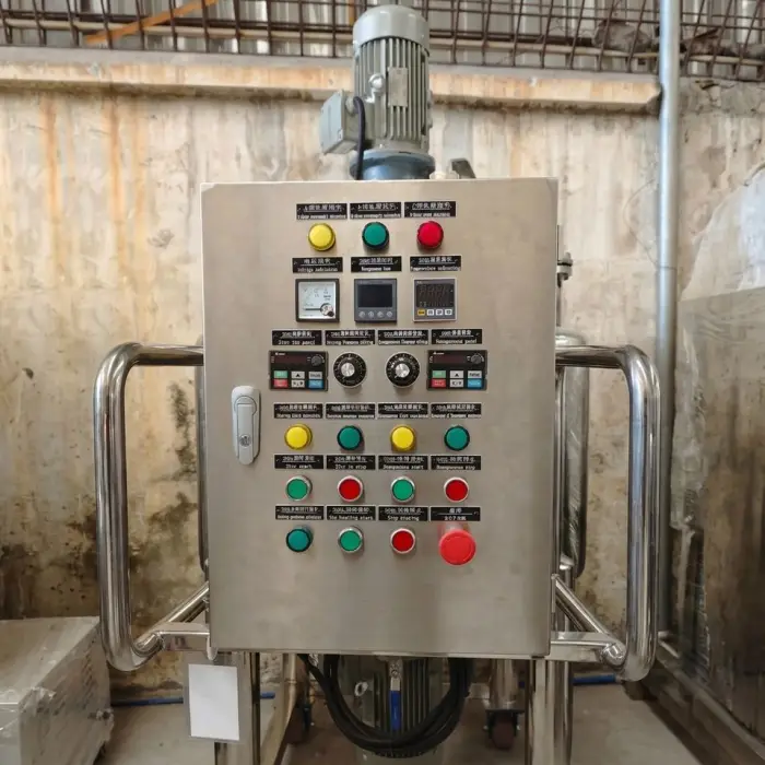 Factory Price Liquid Mixing and Heating Machinery 200l Mixing tank Liquid-soap-mixing-machine — image 5
