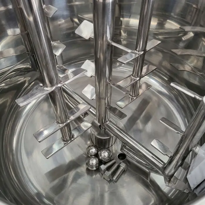 Factory Price Liquid Mixing and Heating Machinery 200l Mixing tank Liquid-soap-mixing-machine — image 6