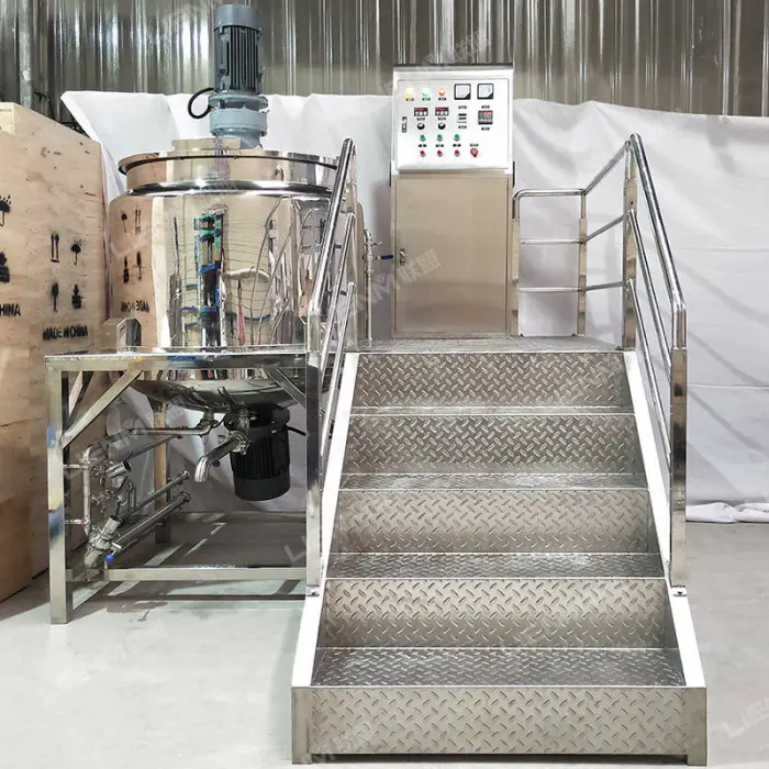 Factory Price Liquid Mixing Machine Savon Double Jacketed Mixing tank Mixing tank for Liquid Dishwashing — image 3