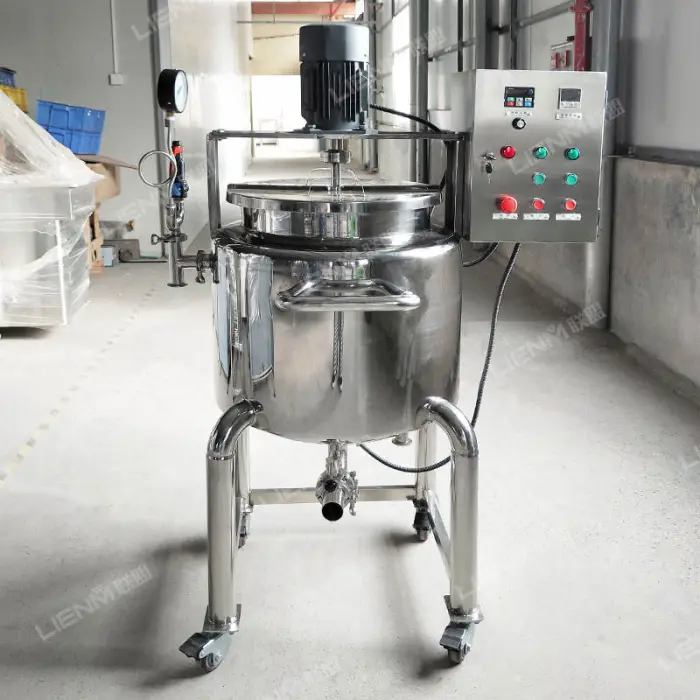 Industrial Mixer Liquid Soap Making Machine Cosmetic Mixing Machine Lotion Mixing tank Soap Production Line — image 4