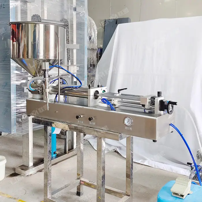 Industry Semi-automatic Juice Bottle Filling Machine Honey Straw Filling Machine Juice Filling Machine for Small Business — image 3